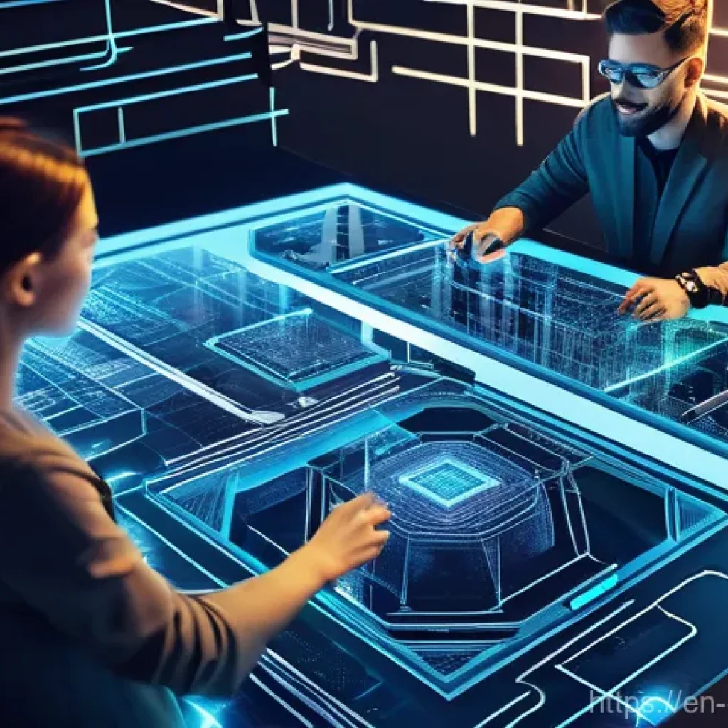 컴퓨터 구조 - **Prompt:** A conceptual illustration showcasing the intricate "Master Plan" of computer architectur...