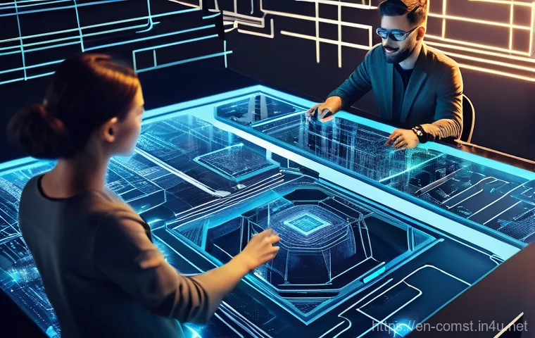 컴퓨터 구조 - **Prompt:** A conceptual illustration showcasing the intricate "Master Plan" of computer architectur...